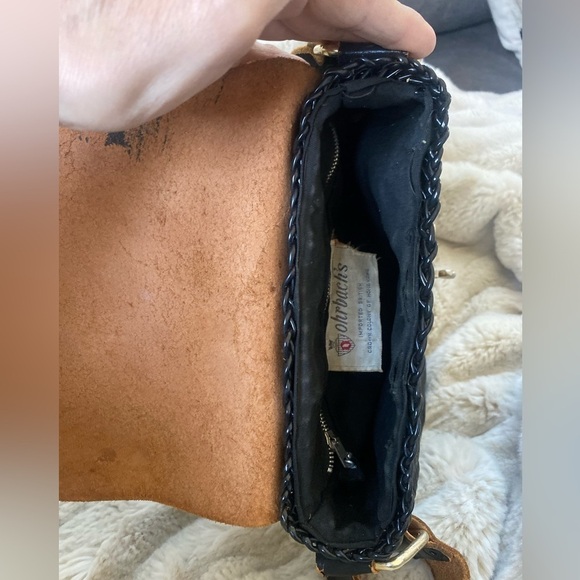 Vintage Orbach’s Black and Gold Basket Bag - Picture 10 of 11